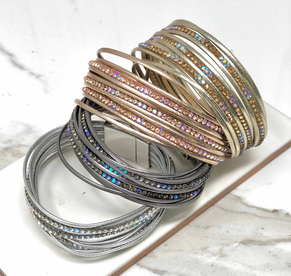Magnetic Clasp Sparkly Bracelet, 1 of 3