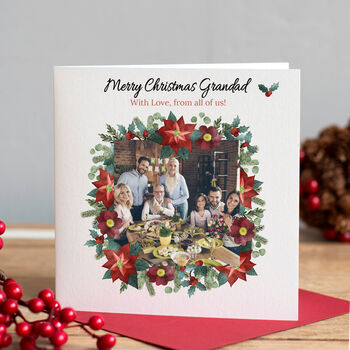 Personalised Dad Christmas Photo Card, 7 of 7