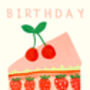 Birthday Sweetie Cake Card, thumbnail 2 of 3