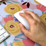 Abstract Flowers Desk Mat, thumbnail 5 of 6