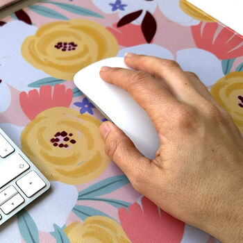 Abstract Flowers Desk Mat, 5 of 6