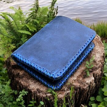 Personalised Handcrafted Leather Wallet Gift For Him, 11 of 12
