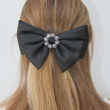 Crystal Rosette Hair Bow, 2 of 7