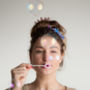 Personalised Name Tiara And Glitter Crown Headband, thumbnail 2 of 3