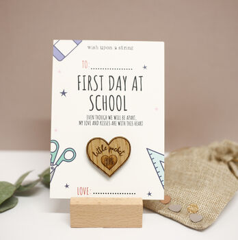 First Day Of School Gift Pocket Hug For Children, 2 of 5