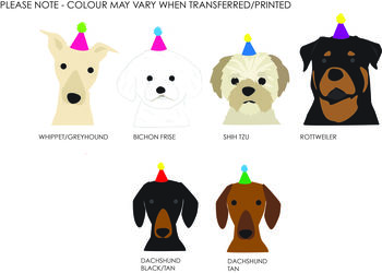 Birthday Dog Card, Multiple Breed Options, 5 of 11