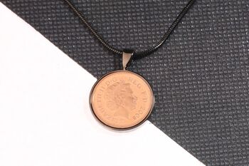2008 18th Birthday One Penny Coin Pendant Gift, 4 of 5