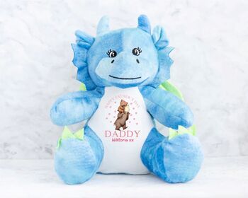 Personalised Pink Happy Father's Day Teddy, 7 of 12