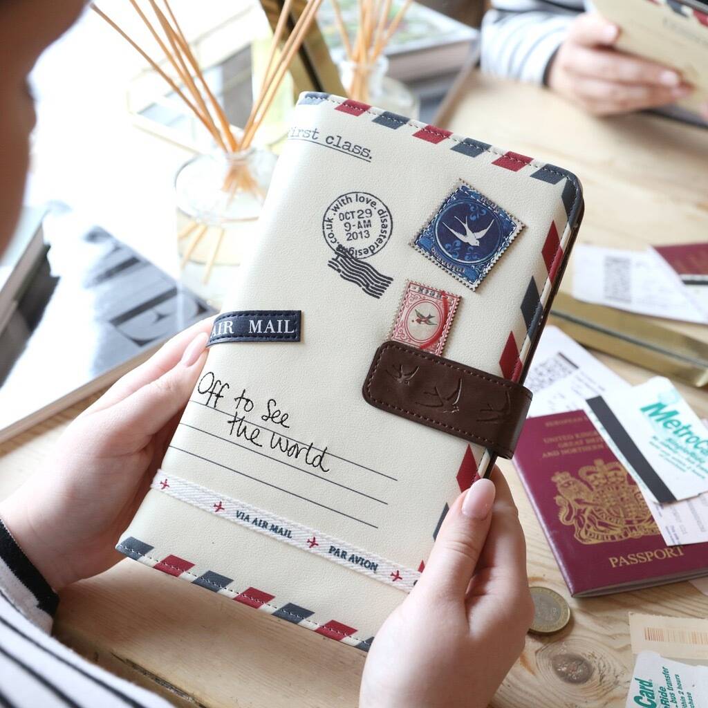 Paper Plane Travel Wallet By Lisa Angel