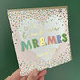 Celebration Gold Brand New Mr And Mrs Card, thumbnail 3 of 3