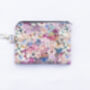 Tiny Blooms Silk Zipped Pouch, thumbnail 4 of 4