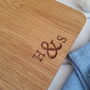 Handmade Engraved Oak And Copper Serving Board, thumbnail 3 of 5