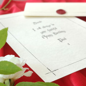 Traitors Style Birthday Faithful Love Letter, 4 of 9