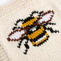 Bee Blanket And Cushion Cover Easy Knitting Kit, thumbnail 3 of 8