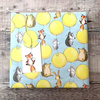 Fox And Friends Birthday Wrapping Paper, 4 of 8