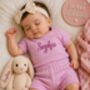 Personalised Embroidered Bunny Soft Toy Baby Gift, thumbnail 6 of 13
