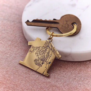 Personalised Street Map House Keyring, 4 of 11