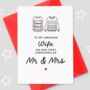 Christmas Jumper Wife First Christmas Card, thumbnail 1 of 2