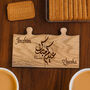 Personalised Oak Jigsaw Pair Of Coasters For Eid Celebrations, thumbnail 1 of 3