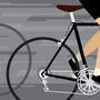 Personalised Cycling Print, Green Jersey, thumbnail 7 of 8