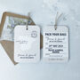 Personalised Destination Wedding Save The Date Map Tag, thumbnail 7 of 7