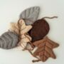 Quilted Cotton Leaf Garland, thumbnail 2 of 9