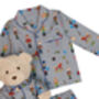 Soldat Boys Toy Soldier Pyjama Set With Teddy Bear, thumbnail 3 of 4