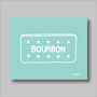 Custard Cream, Jammie Dodger, Bourbon And Digestive Biscuits Set Of Four Blue Prints, thumbnail 4 of 10