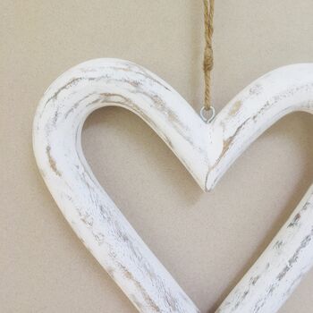 Hand Painted Hanging Heart Decoration, 3 of 7