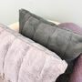 Personalised Luxury Large Super Soft Charcoal Blanket, thumbnail 6 of 8