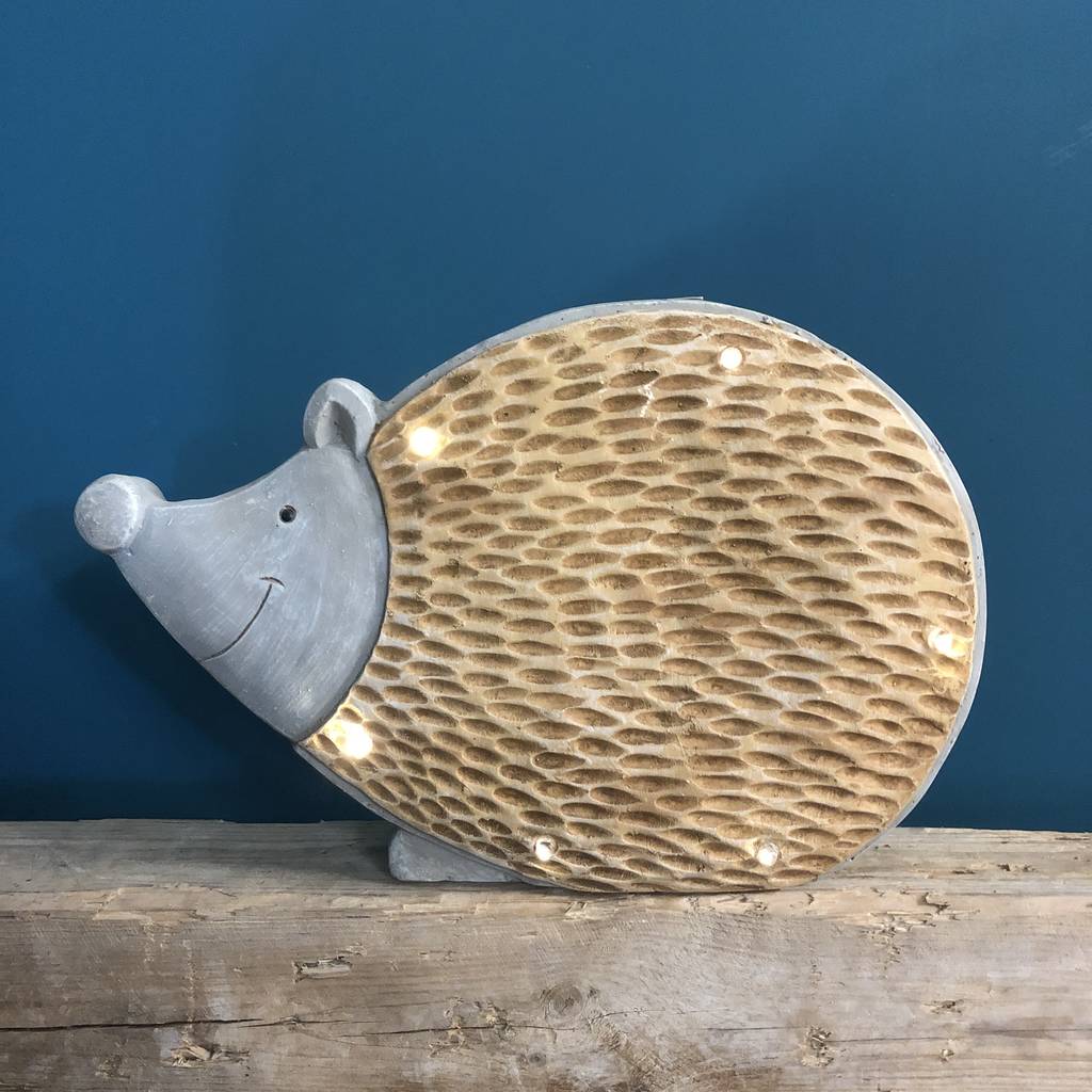 Hedgehog Garden Light Ornament By Garden Selections