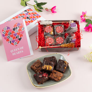 Queen Of Hearts Vegan Afternoon Tea For Two Gift Box, 2 of 4