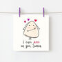 I Call Dibs On You Personalised Funny Card, thumbnail 1 of 4