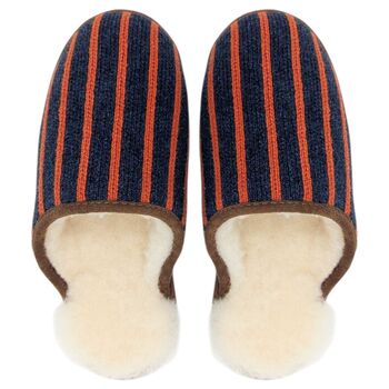 Lambswool And Sheepskin Men's Slippers, 8 of 9