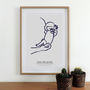 'The Big Love' Personalised Scale Premature Baby Print, thumbnail 2 of 4