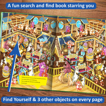 Personalised Kid's Book 'Where's Name' Find Yourself, 5 of 11