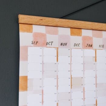 Academic Year Wall Planner 2026–2027 Checkerboard Design, 4 of 6