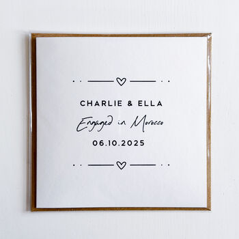 Personalised Dainty Engagement Card, 6 of 8
