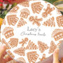 Personalised Christmas Gingerbread Pattern Cake Tin Gift For The Home, thumbnail 2 of 2