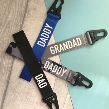 Personalised Dad/Daddy Father's Day Keyring Clip, 4 of 4