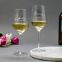 Personalised 'Mother Of The Bride' Crystal Wine Glass, thumbnail 3 of 9