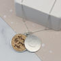 Personalised Heart Secret Message Disc Necklace, thumbnail 1 of 2