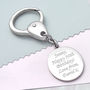 I Love You To The Moon And Back Keyring, thumbnail 2 of 8