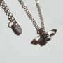 Silver Bumble Bee Pendant Necklace, thumbnail 4 of 8