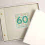 Personalised 60th Birthday Photo Album, thumbnail 2 of 12