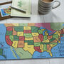 States Of America Wooden Jigsaw Puzzle, thumbnail 7 of 9