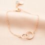 Sterling Silver Lia Circle Of Life Infinity Bracelet, thumbnail 2 of 12