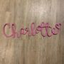 Personalised Knitted Wire Name, thumbnail 10 of 12