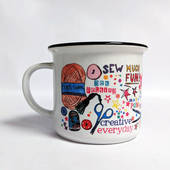 Personalised Makers And Crafters Mug, 3 of 12