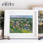 European Village Victorian Landscape Framed Or Unframed, thumbnail 11 of 12